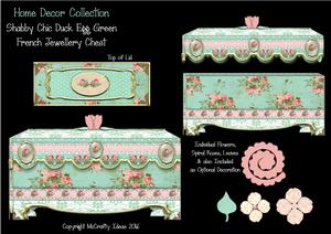 Shabby Chic French Jewellery Chest