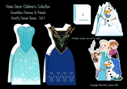 Snowflake Princess Party- Novelty Favour Boxes Set 1