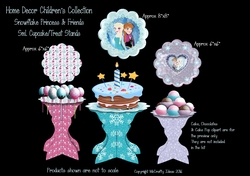 Snowflake Princess Party Small Cupcake/Cakepop Stands