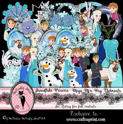 Snowflake Princess Elements Set Mixed Variety