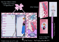 Snowflake Princess A4 Hanging Organiser/Planner & Jotter #2