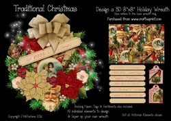 Traditional Christmas Design-a-Wreath Decoration