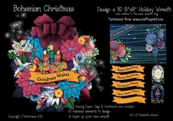 Bohemian Christmas Design-a-Wreath Decoration