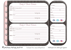Ooh La La - I Love It! Organiser Friends & Family Contact Page