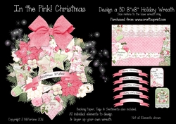 In the Pink Christmas Design-a-Wreath Decoration