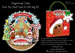 Gingerbread Cuties Rock the Shelf Card & Gift Bag Kit