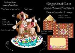 Santa Paws Choristers ROCKER CARD KIT