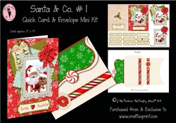 Santa & Co. #1 Quick Card & Envelope Mini Kit