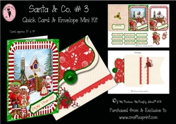 Santa & Co.  #3 Quick Card & Envelope Mini Kit