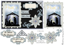 A Child is Born a5 Card Front