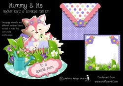 Mummy & Me Rocker Card & Envelope Mini Kit