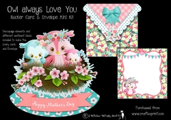 Owl Always Love You Rocker Card and Envelope Mini Kit