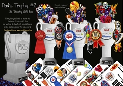 Dads Trophy #2 - 3D Trophy Gift Box