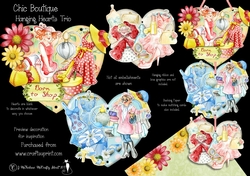 Chic Boutique Hanging Hearts Trio