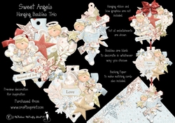 Sweet Angels Hanging Baubles Trio