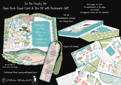 In the Frosty Air - Open Book Easel Card & Box Kit.