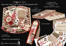 Snuggles & Cocoa - Open Book Easel Card & Box Kit