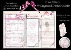 Prima Ballerina A4 Organiser/Perpetual Calender