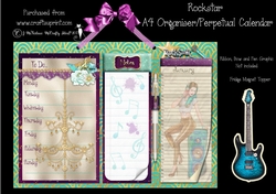 Rockstar A4 Organiser/Perpetual Calender