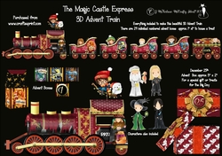 The Magic Castle Express 3d Advent Train Kit