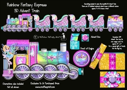Rainbow Fantasy Express 3d Advent Train Kit