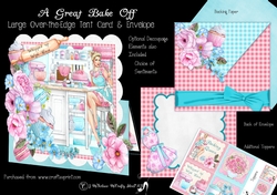 A Great Bake Off Over the Edge Tent Card & Envelope (Large)