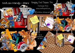 Not so Handy-Man! Hanging Signs Trio