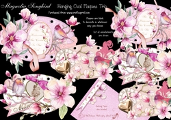 Magnolia Songbird - Hanging Oval Plaques Trio