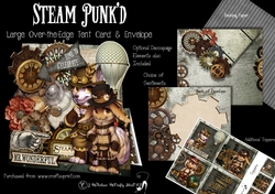 Steam Punkd - Over the Edge Tent Card & Envelope (Large)
