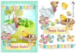 Happy Easter #1 - A5 Card Front