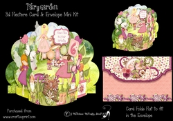 Fairy Garden 3d Flectere Card and Envelope Mini Kit