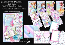 Dancing with Unicorns Quick Cards Kit.