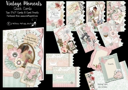 Vintage Moments Quick Cards Kit.