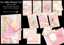 Our Little Miracle Girl Quick Cards