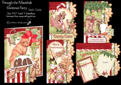 Through the Mouse Hole Christmas Party Quick Cards