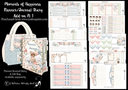 Moments of Happiness Planner/Journal Diary Add-on Pt 1