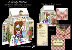 Image of cup914152_905 -  A Family Christmas What an Entrance! Card and Envelope Kit.