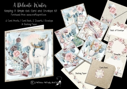 A Delicate Winter Keeping it Simple 6x6 Card Kit