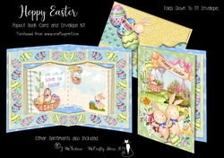 Hoppy Easter Pop Out Book Card and Envelope Kit.