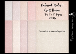Nudes 8x8 Embossed Papers 200Dpi