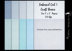 Cool 8x8 Embossed Papers 200Dpi