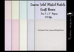 Muted Pastels 8x8 Canvas Solids Papers 200Dpi