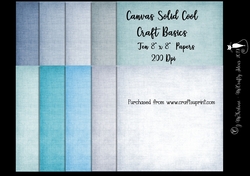 Cool 8x8 Canvas Solids Papers 200Dpi