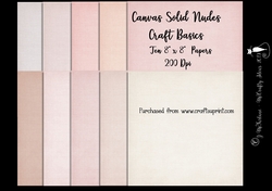Nudes 8x8 Canvas Solids Papers 200Dpi