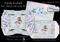 Perfectly Wonderful Push n Fold Card and Envelope Kit