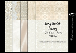 Ivory Bridal 8x8 Luxury Papers 200Dpi