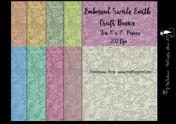 Earth 8x8 Embossed Swirls 200Dpi