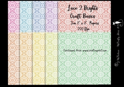 Brights 8x8 Lace 2 Papers 200Dpi