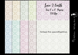 Earth 8x8 Lace 2 Papers 200Dpi