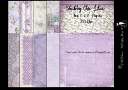 Shabby Chic Lilac Papers 200Dpi